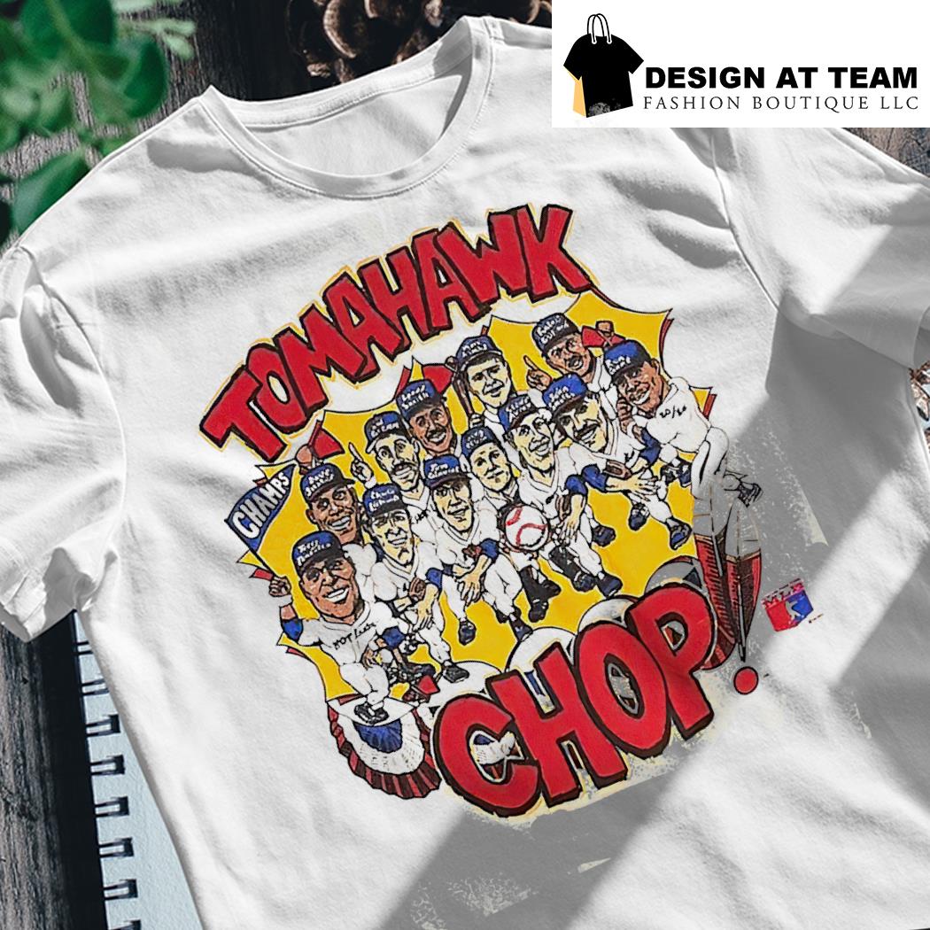 Trendy 1991 Atlanta Braves Tomahawk Chop Caricature t-shirt, hoodie,  sweater, long sleeve and tank top