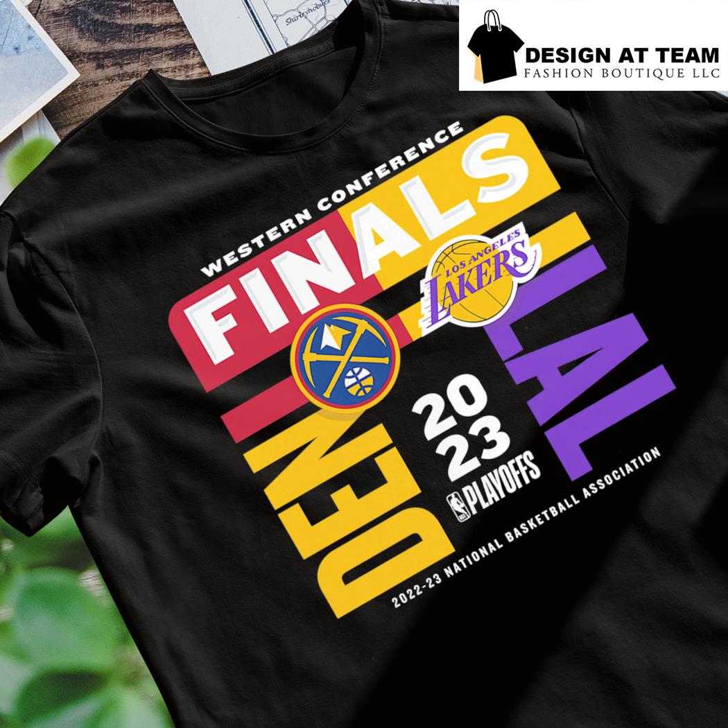 LA Lakers vs Nuggets in the Western Conference Finals 2023 shirt