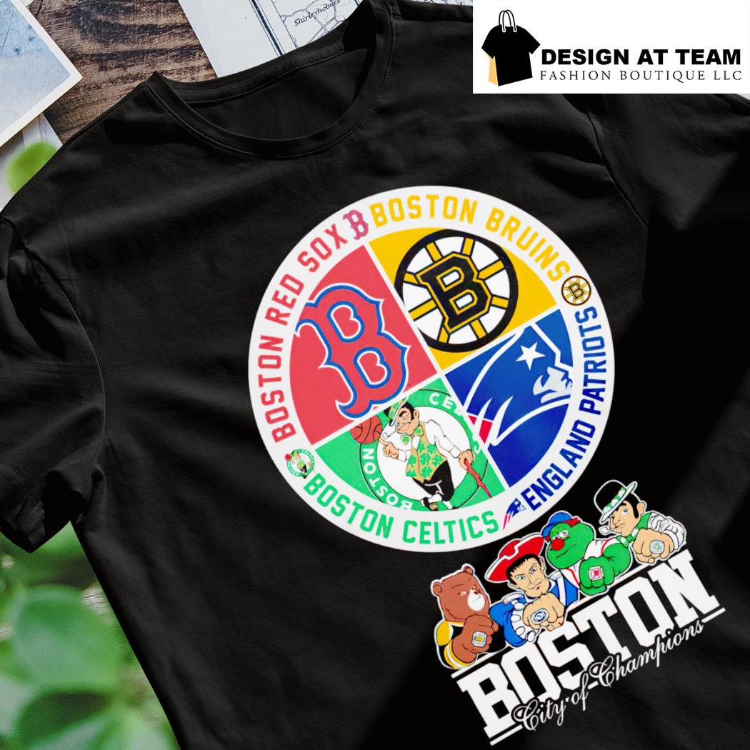 Boston Sports team logos and Mascots shirt, hoodie, sweater, long