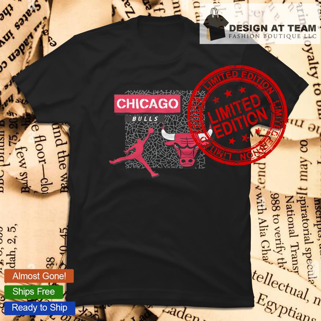 Chicago Bull basketball team logo retro shirt