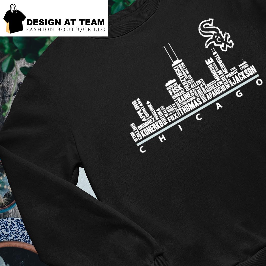 Chicago white sox 2023 players skyline shirt, hoodie, sweater, long sleeve  and tank top