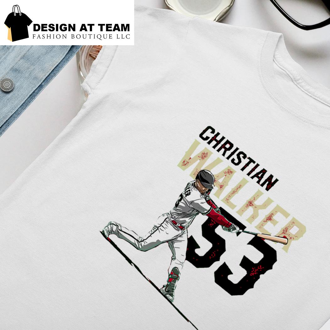 Christian Walker 53 Slugging Arizona Diamondbacks Baseball Shirt