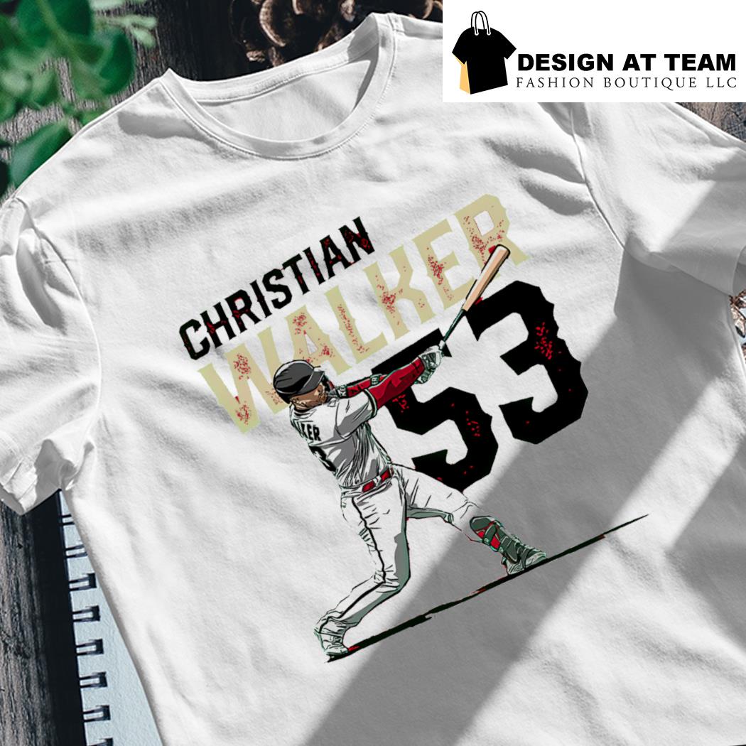 Christian Walker 53 Slugging Arizona Diamondbacks Baseball Shirt