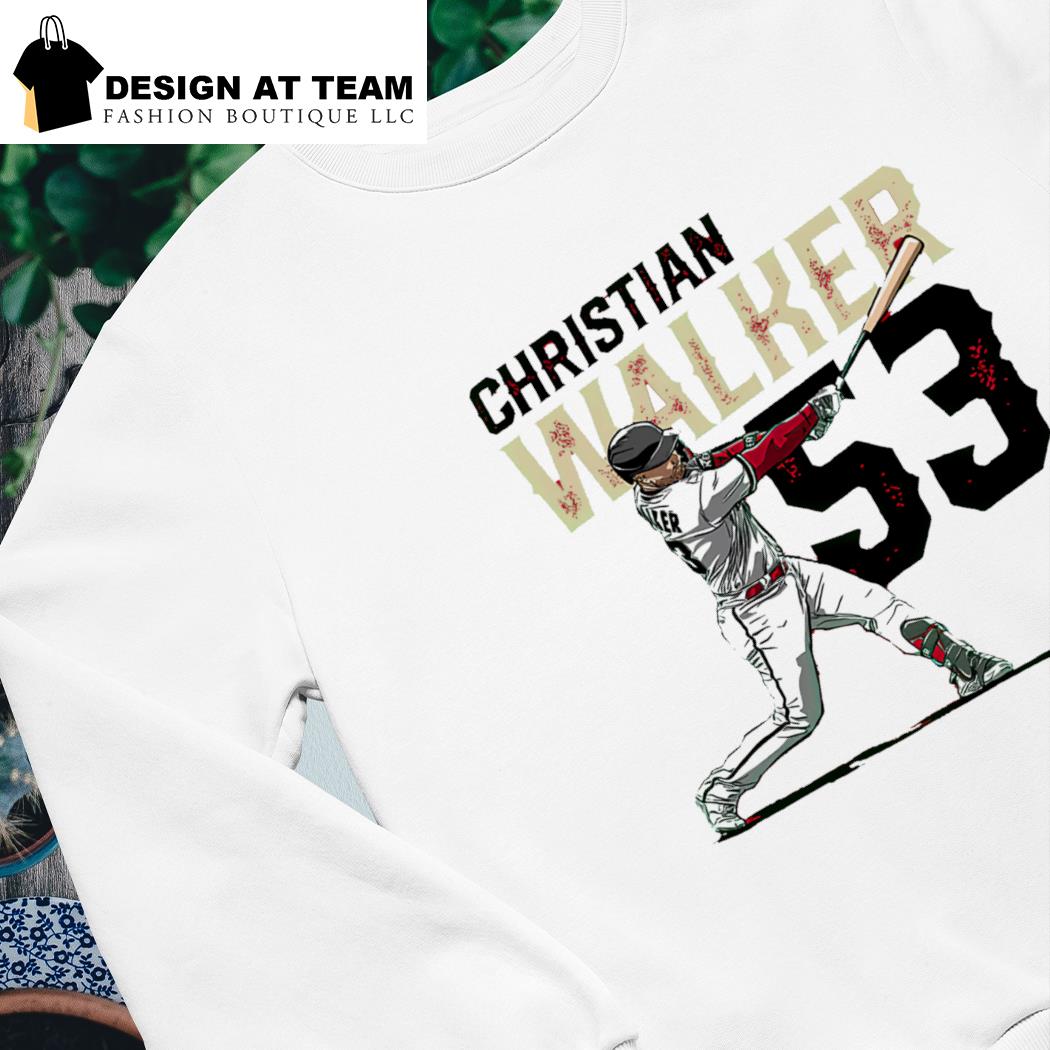 Christian Walker 53 Slugging Arizona Diamondbacks Baseball Shirt