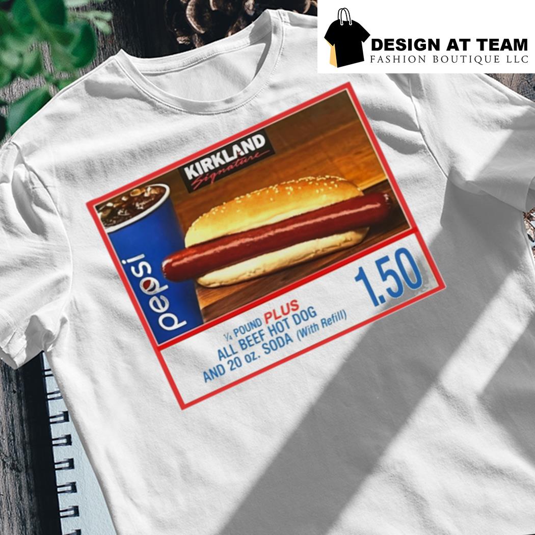 Kirkland Costco Hot Dog Combo T-Shirt 