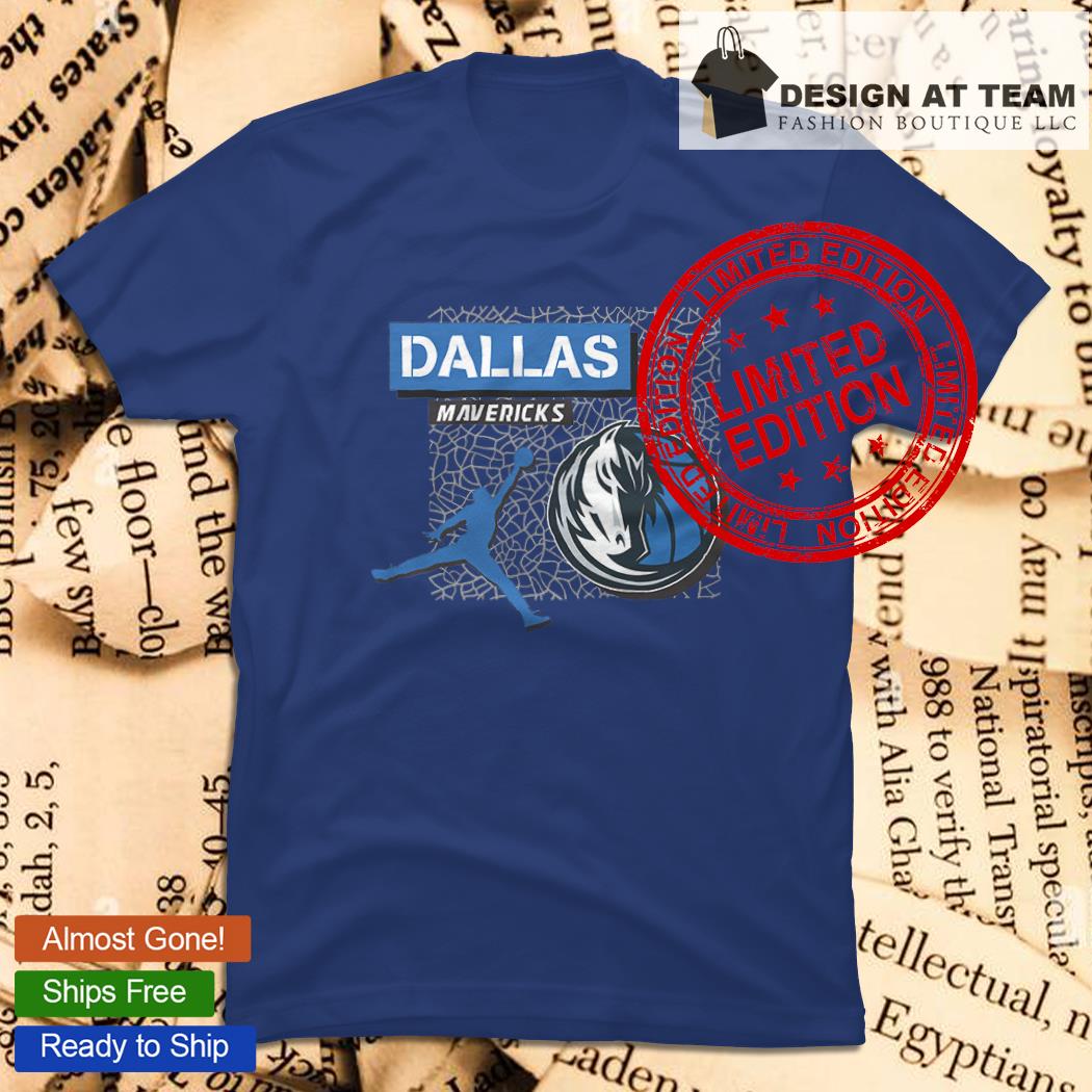 Dallas Mavericks basketball team logo retro blue