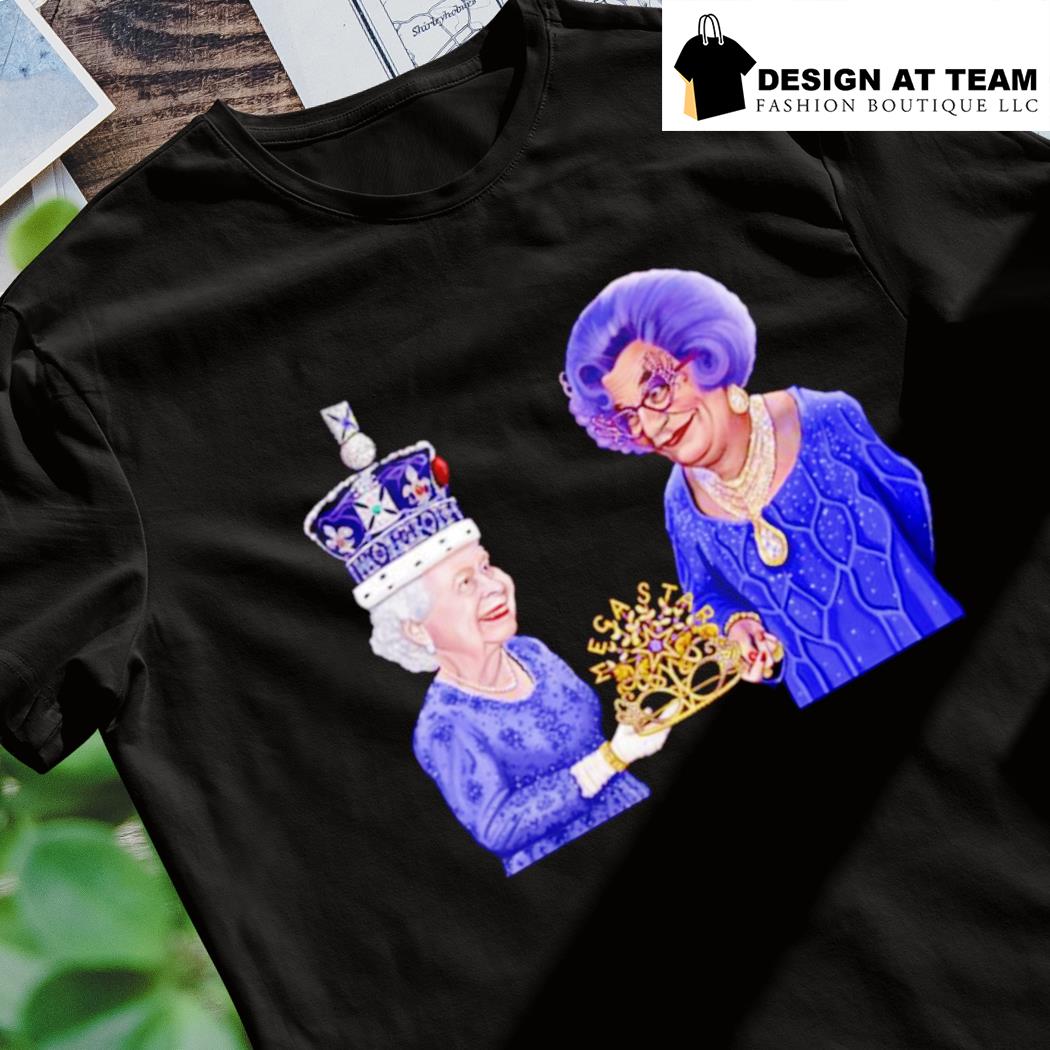 Dame Edna Everage And Queen Elizabeth II shirt