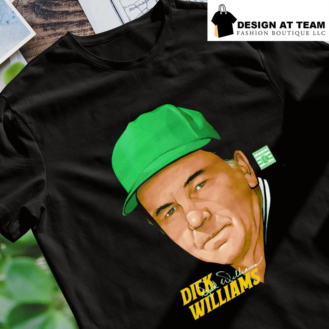 Dick Williams Oakland Coach signature shirt
