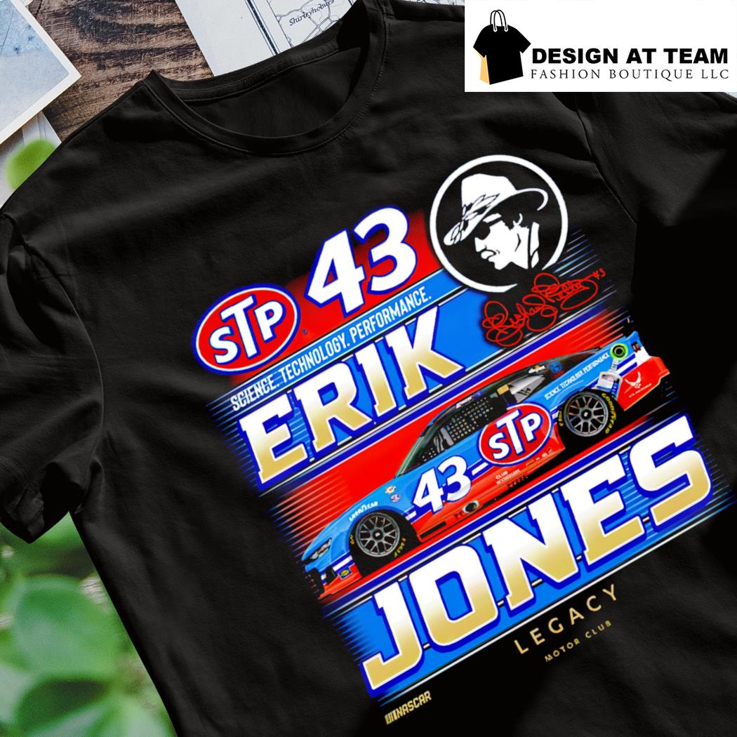 Erik Jones Legacy Motor Club Team Collection STP shirt