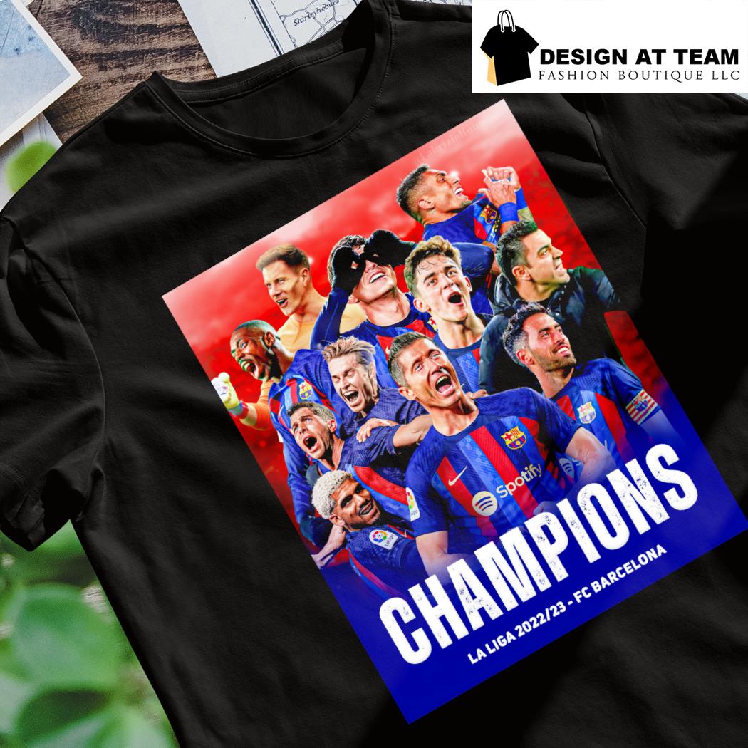 FC Barcelona Champions La Liga 2022 2023 shirt