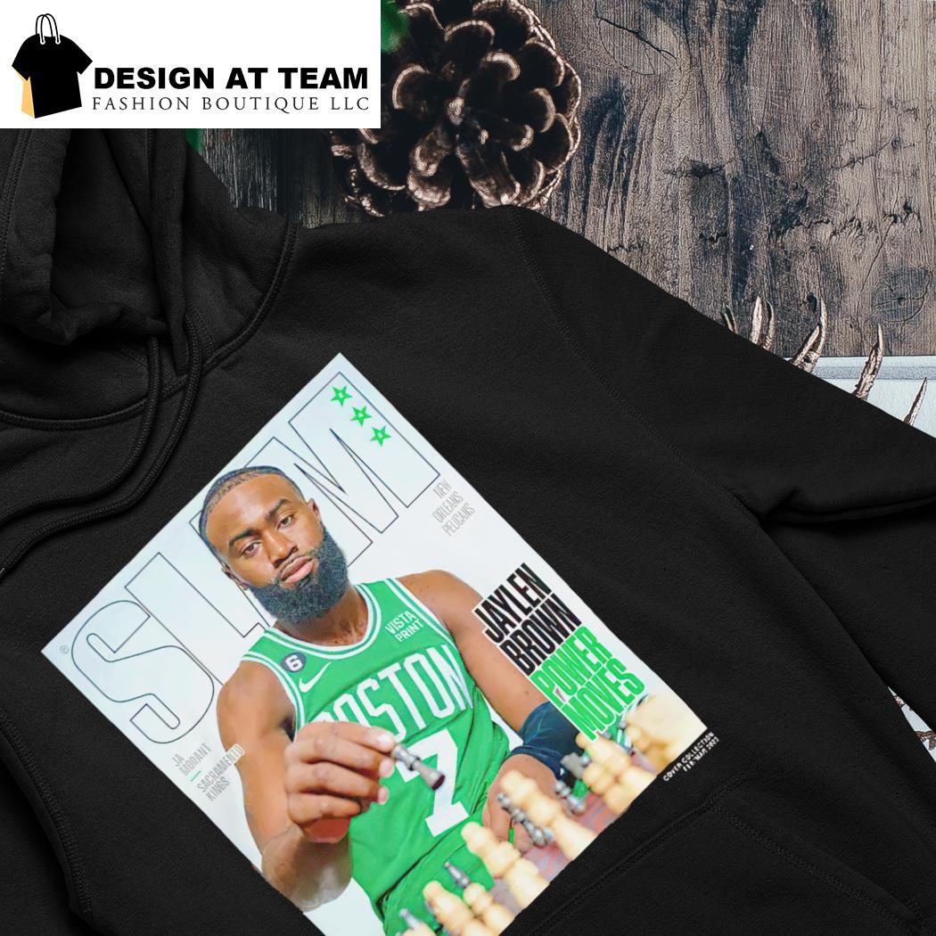 Slam Boston Celtics Jaylen Brown Power Moves Shirt Longsleeve