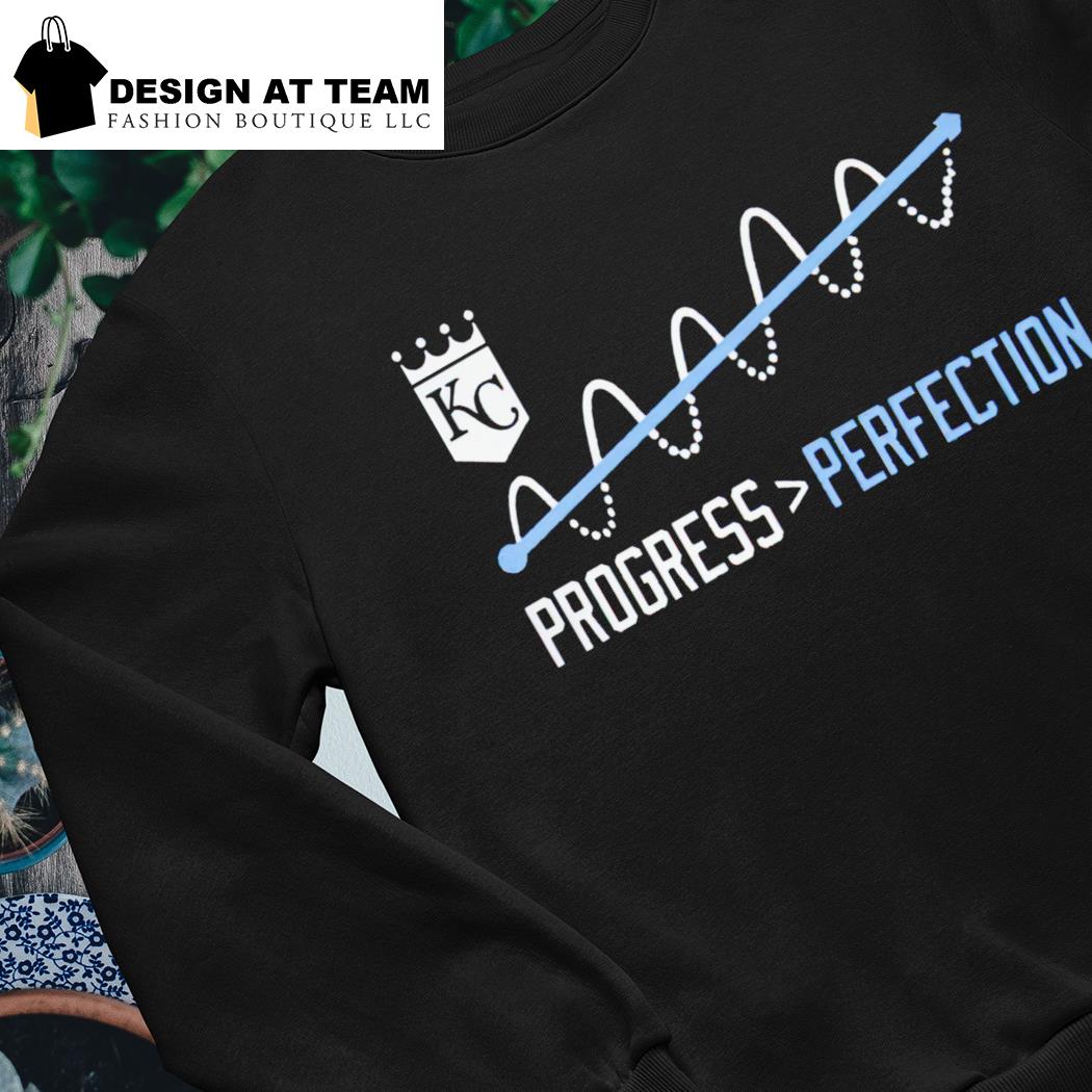 Royals wearing Kansas city royals progress perfection shirt