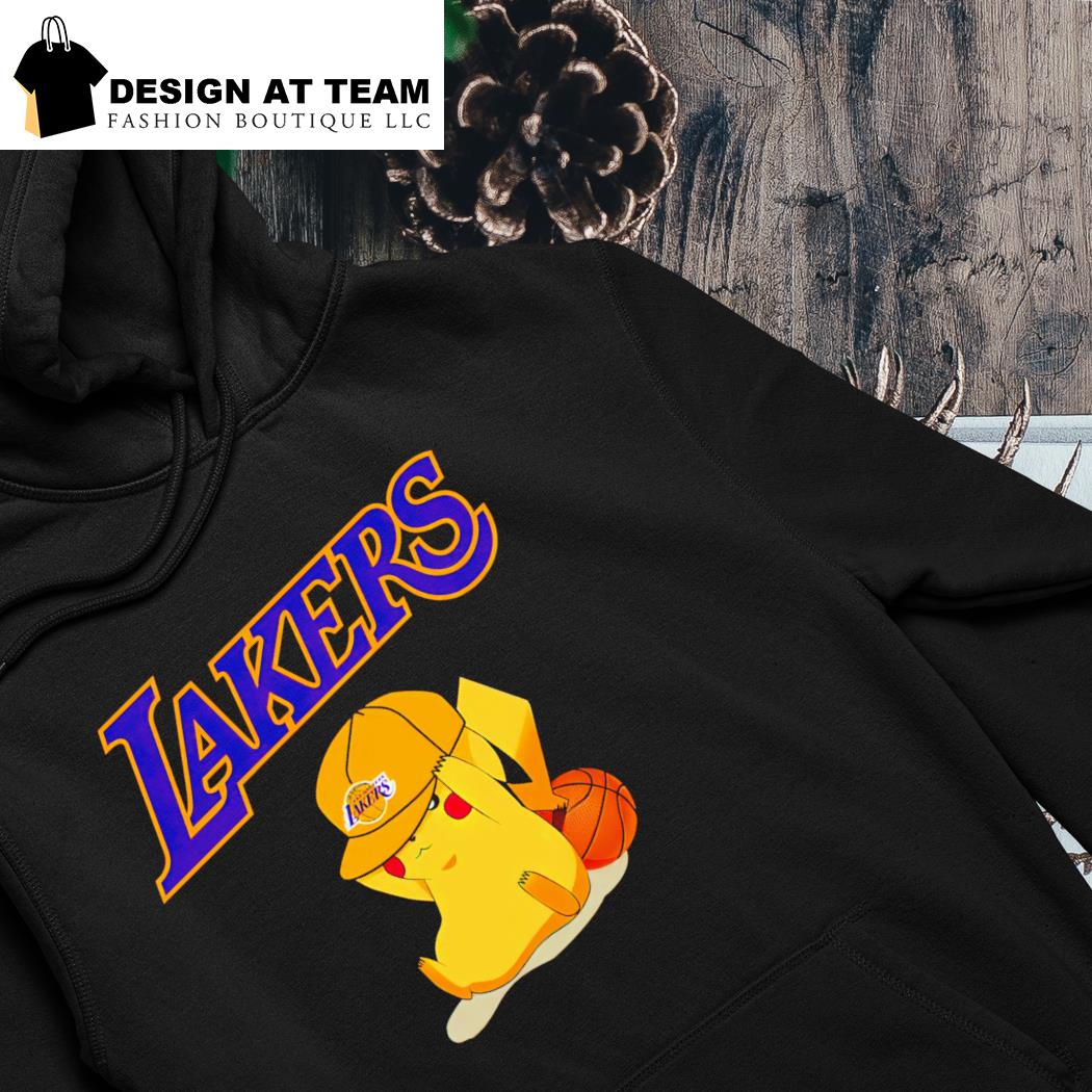 NBA Pikachu Basketball Sports Los Angeles Lakers T Shirt