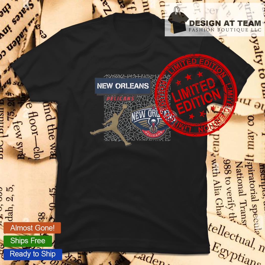 New Orleans Pelicans basketball team logo retro shirt