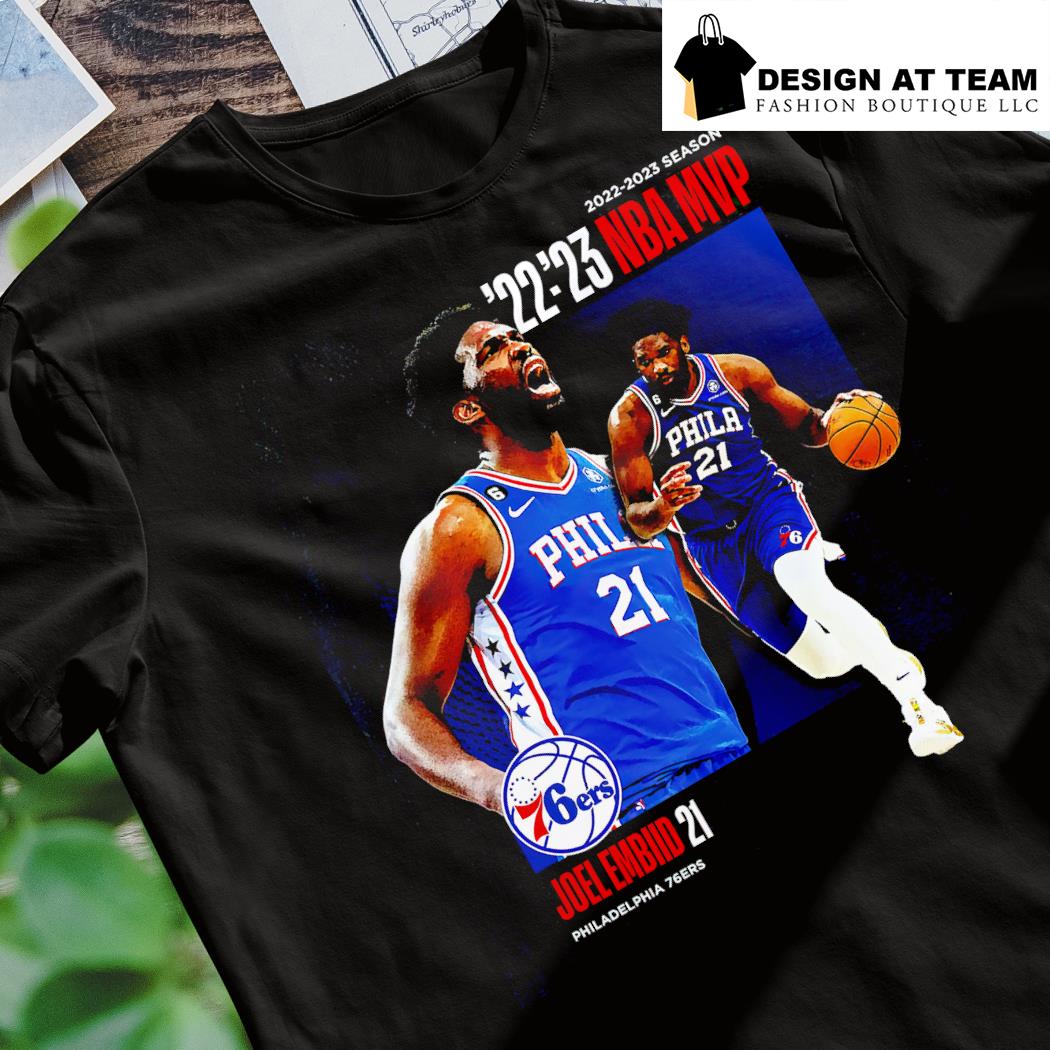 Joel Embiid Philadelphia 76ers Nike 2023 NBA MVP Award T-Shirt, hoodie,  sweater, long sleeve and tank top