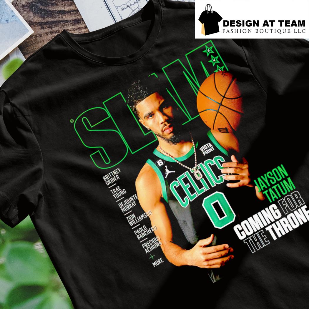 Slam Cover Boston Celtics Jayson Tatum Coming for the Throne shirt