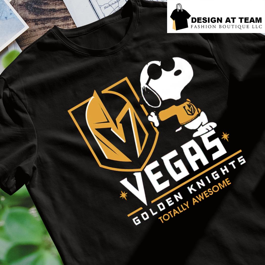 NHL Team Vegas Golden Knights Totally Awesome Snoopy T-shirt