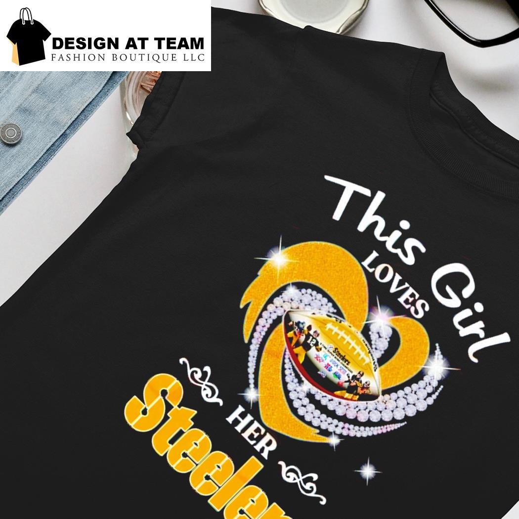 This Girl Loves Her Steelers T Shirt - Growkoc