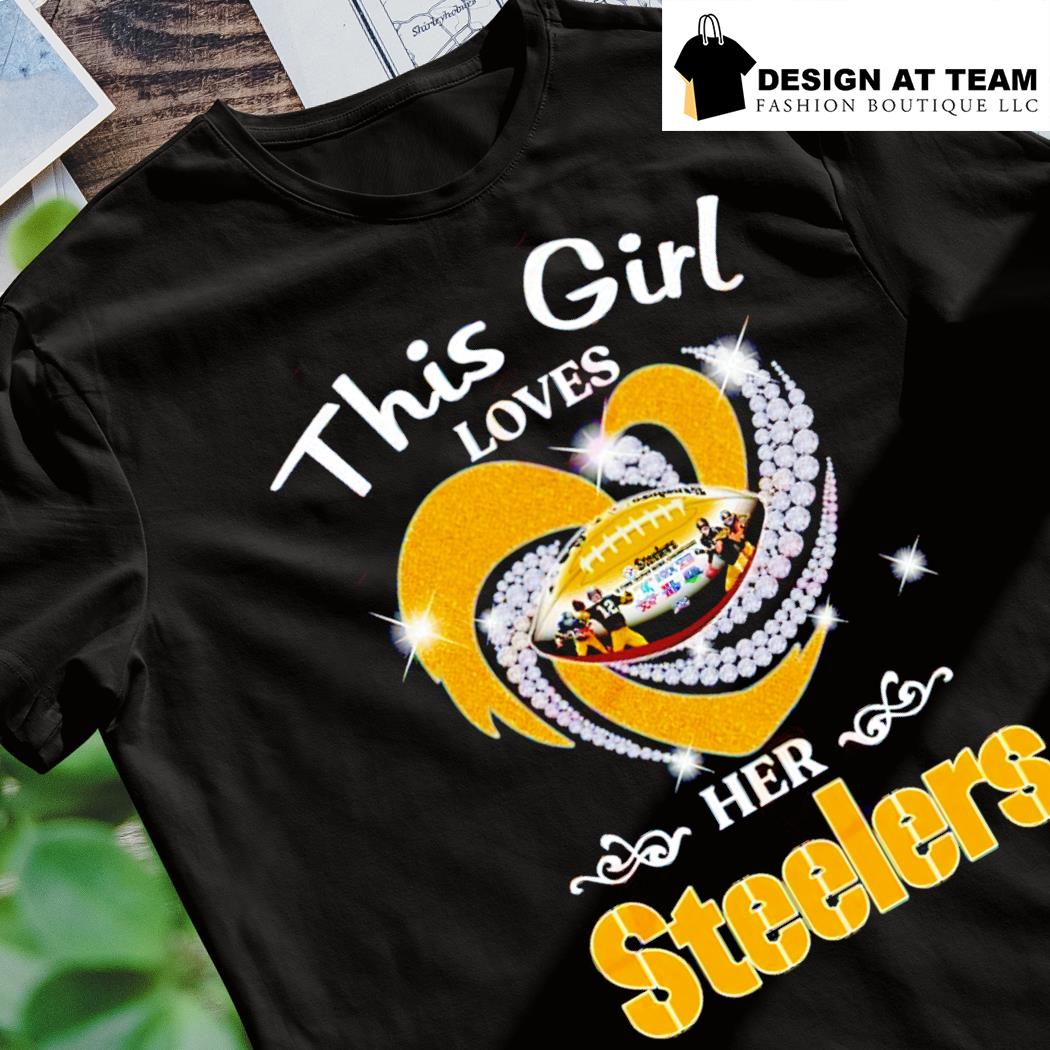 This girl loves her Steelers shirt, hoodie, sweater, long sleeve and tank  top