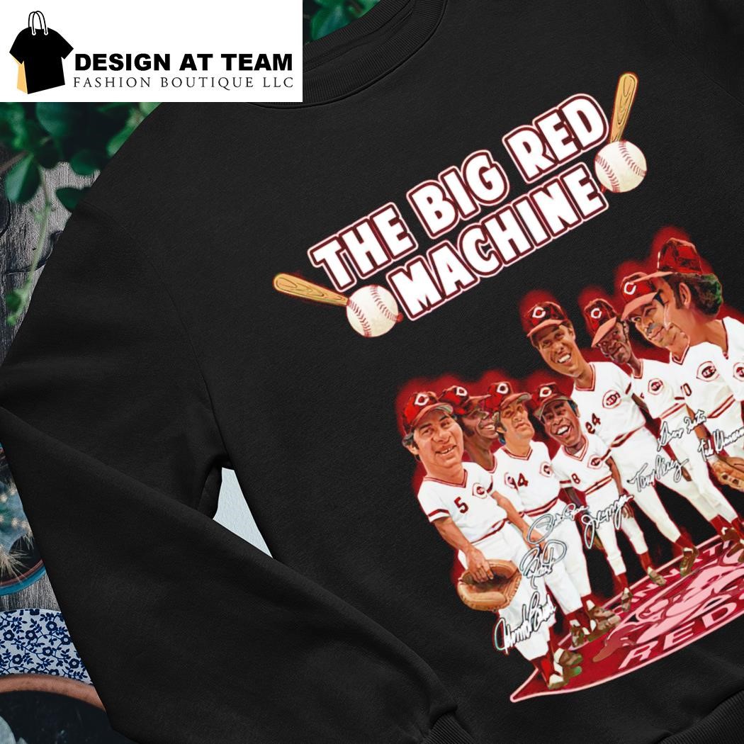 Cincinnati Reds The Big Red Machine Legend Team signature 2023 shirt,  hoodie, sweater, long sleeve and tank top