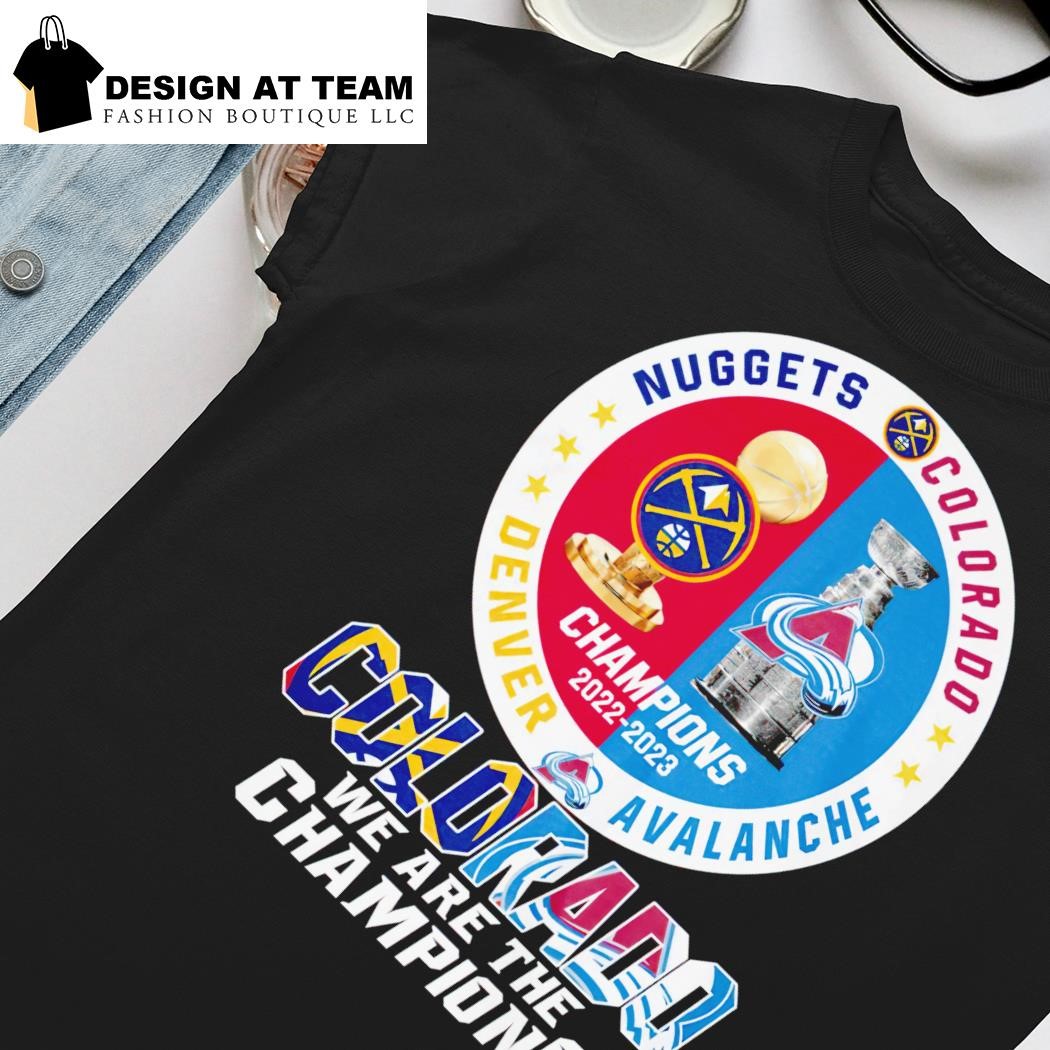 Design denver we are the champions shirt, hoodie, long sleeve tee
