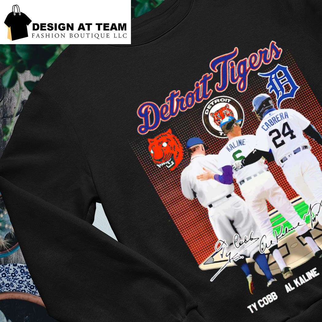 Official detroit Tigers Legends Ty Cobb Al Kaline Cabrera T Shirt, hoodie,  sweater, long sleeve and tank top