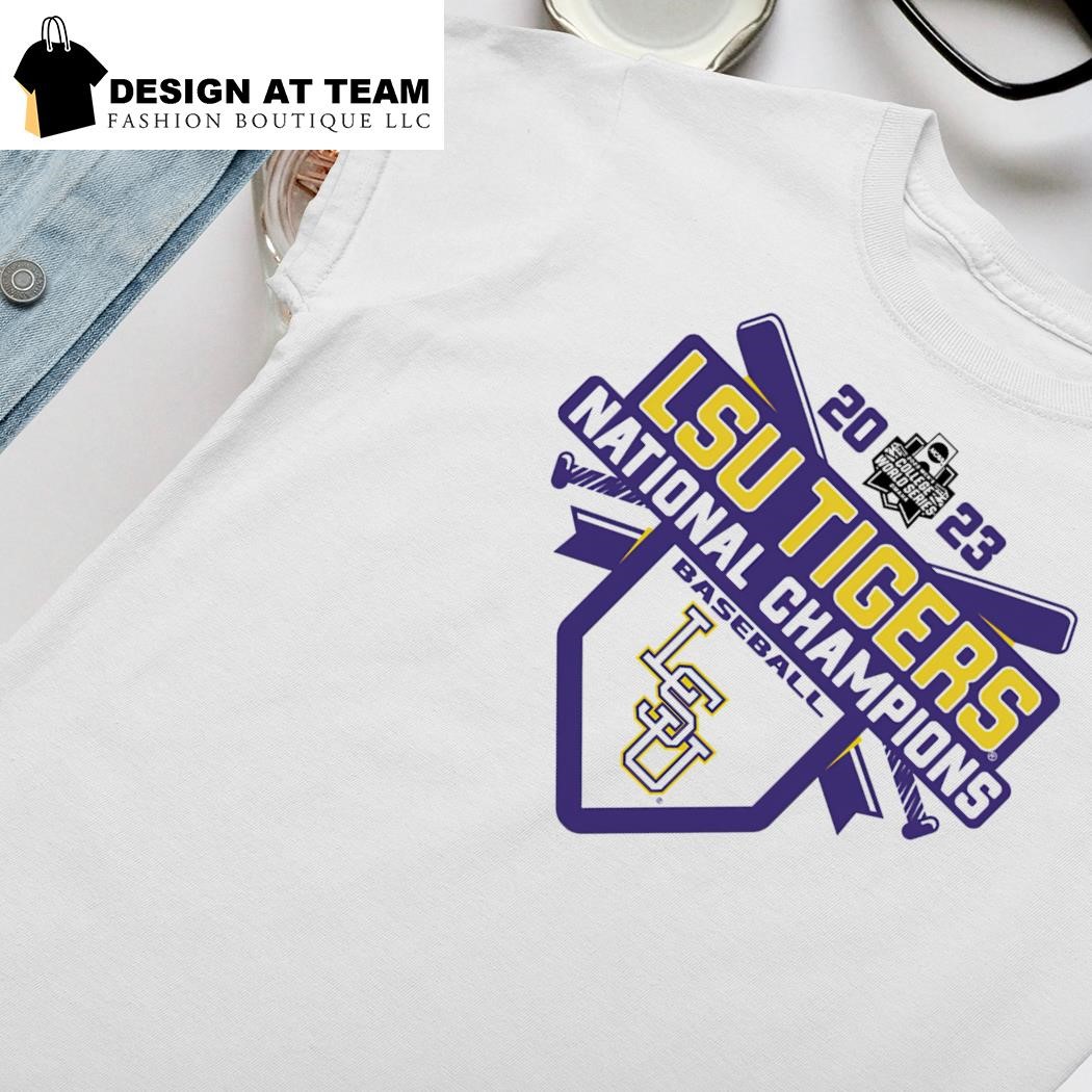 LSU, LSU Champion Men's Basic Baseball Tee