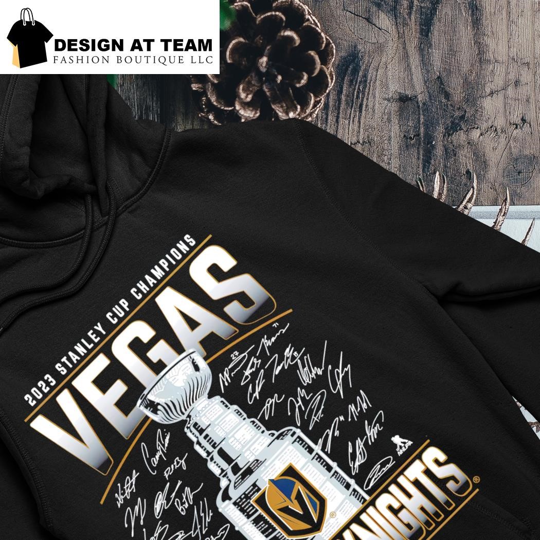 Vegas Golden Knights 2023 Stanley Cup Champions Grey Design Hoodie