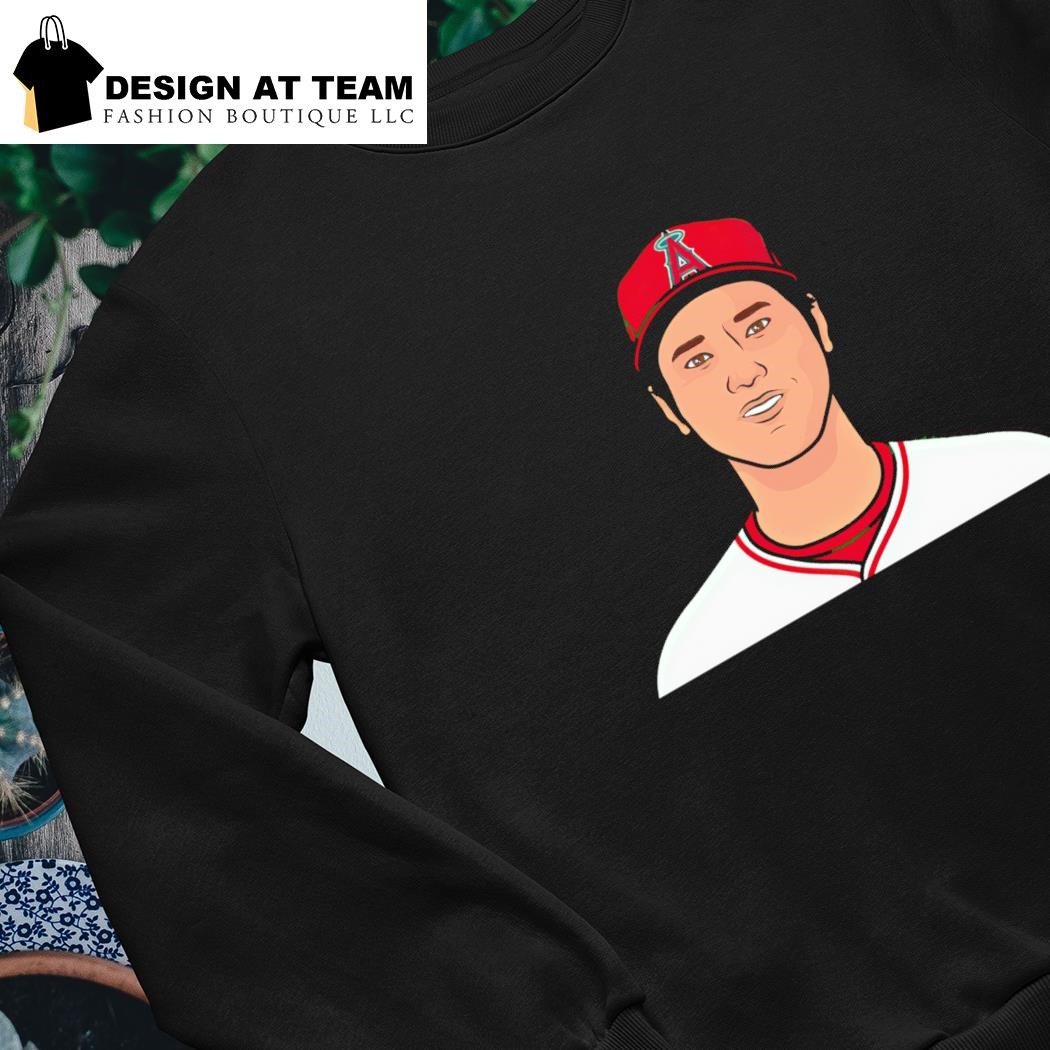 Original Shohei Ohtani Mlb Los Angeles Angels Red T-shirt,Sweater, Hoodie,  And Long Sleeved, Ladies, Tank Top