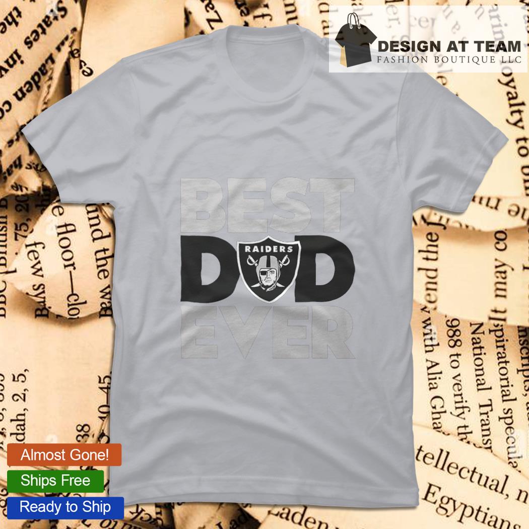 Official Las Vegas Raiders Best Dad Ever Logo Father's Day T-Shirt, hoodie,  sweater, long sleeve and tank top