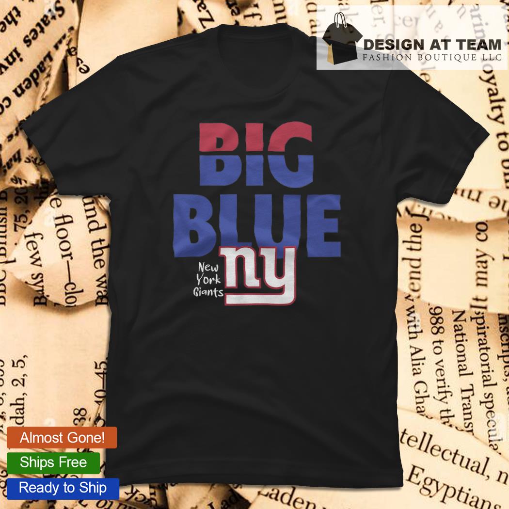 Big Blue Logo New York Giants T-shirt, hoodie, sweater, long