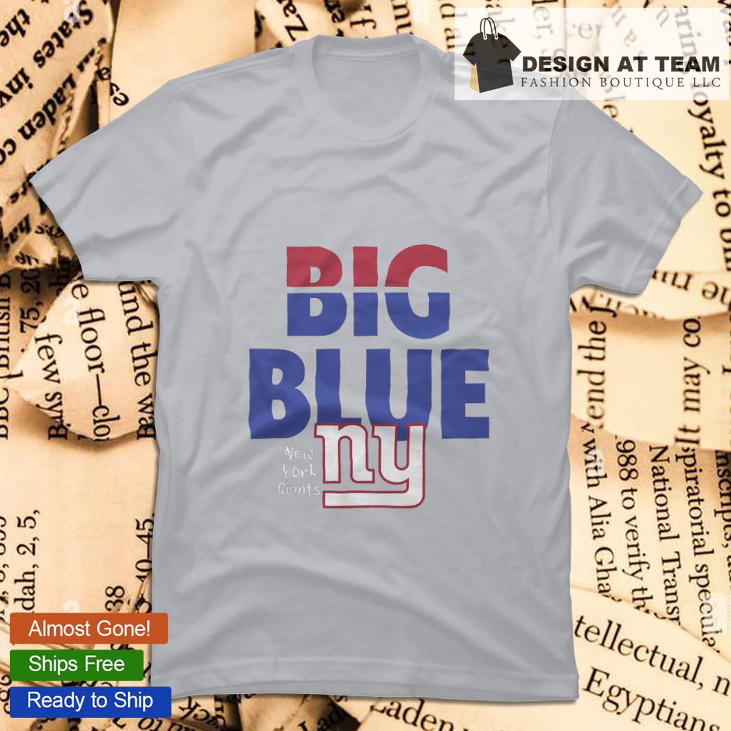 Big Blue Logo New York Giants T-shirt, hoodie, sweater, long