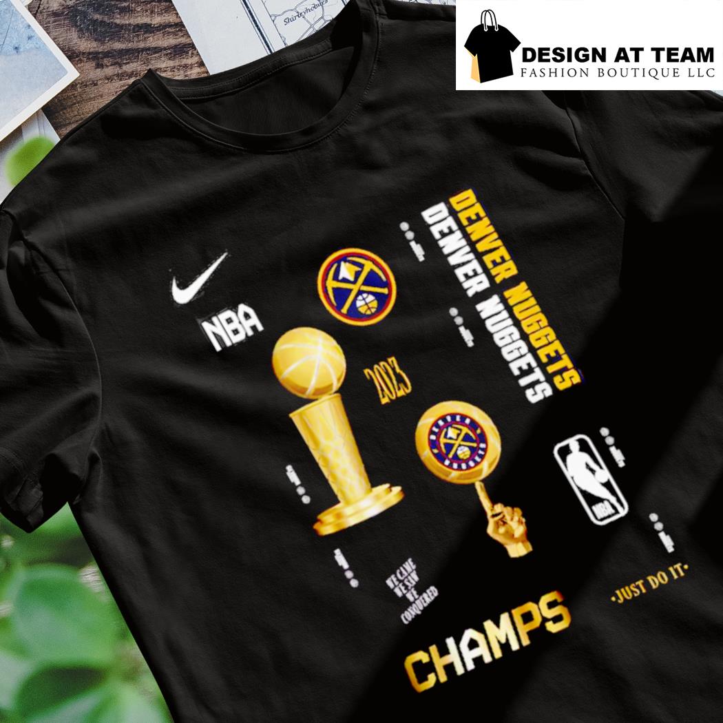 Denver Nuggets 2023 NBA Finals Champions Celebration t-shirt