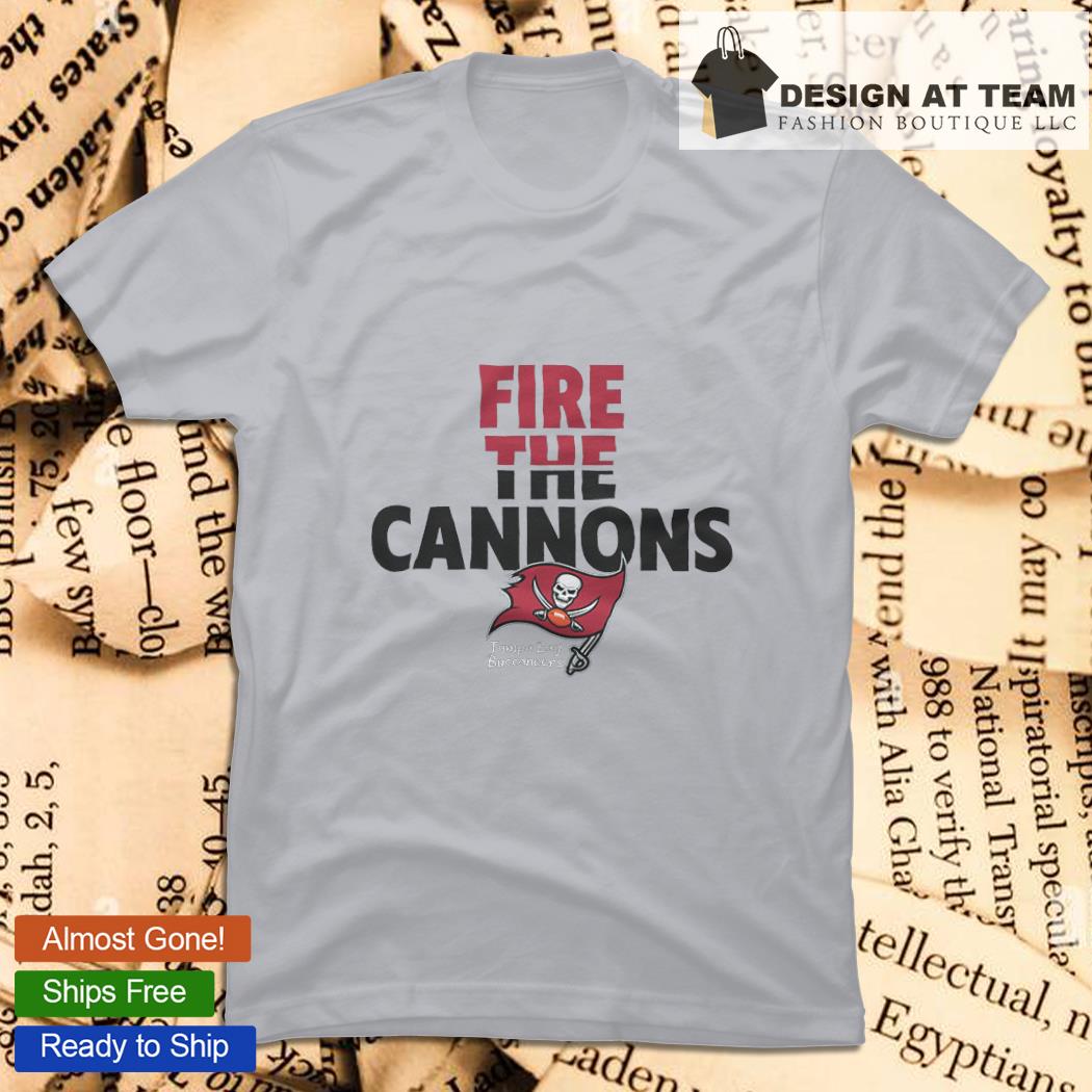 Fire The Cannons Logo Tampa Bay Buccaneers T-shirt, hoodie, sweater, long  sleeve and tank top