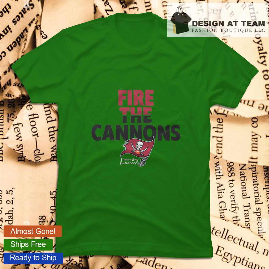 Fire The Cannons Logo Tampa Bay Buccaneers T-shirt, hoodie, sweater, long  sleeve and tank top