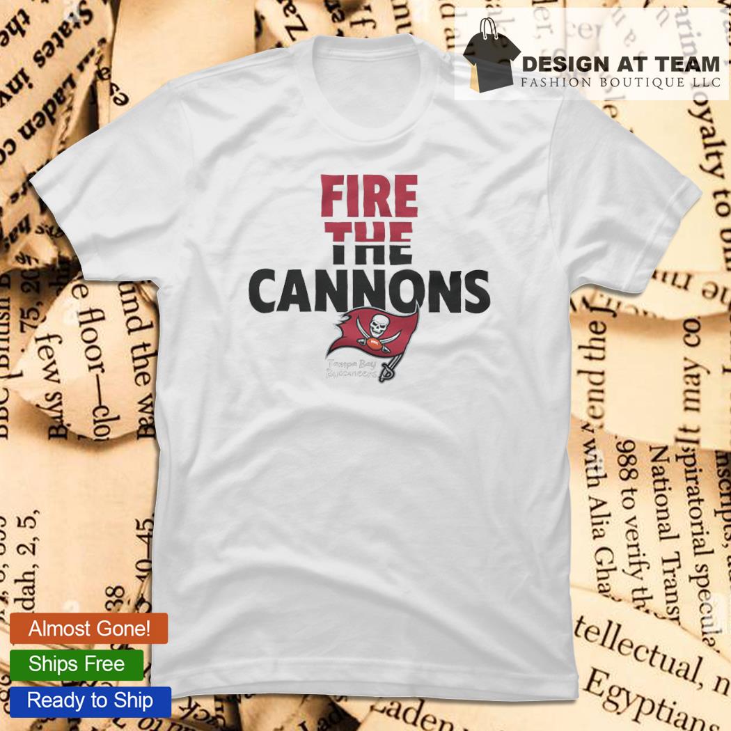 Fire The Cannons Logo Tampa Bay Buccaneers T-shirt, hoodie, sweater, long  sleeve and tank top