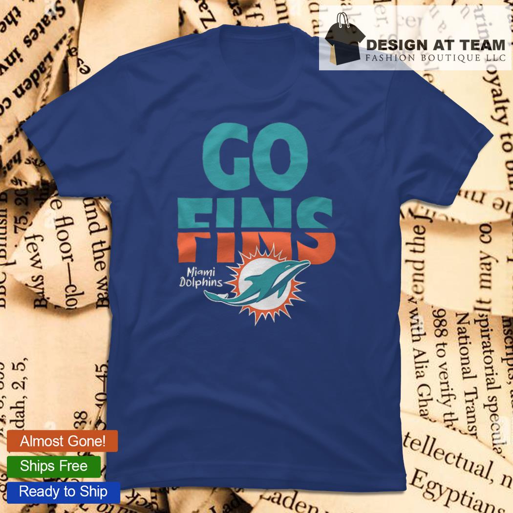 Miami Dolphins go Fins logo 2023 T-shirt, hoodie, sweater, long sleeve and  tank top