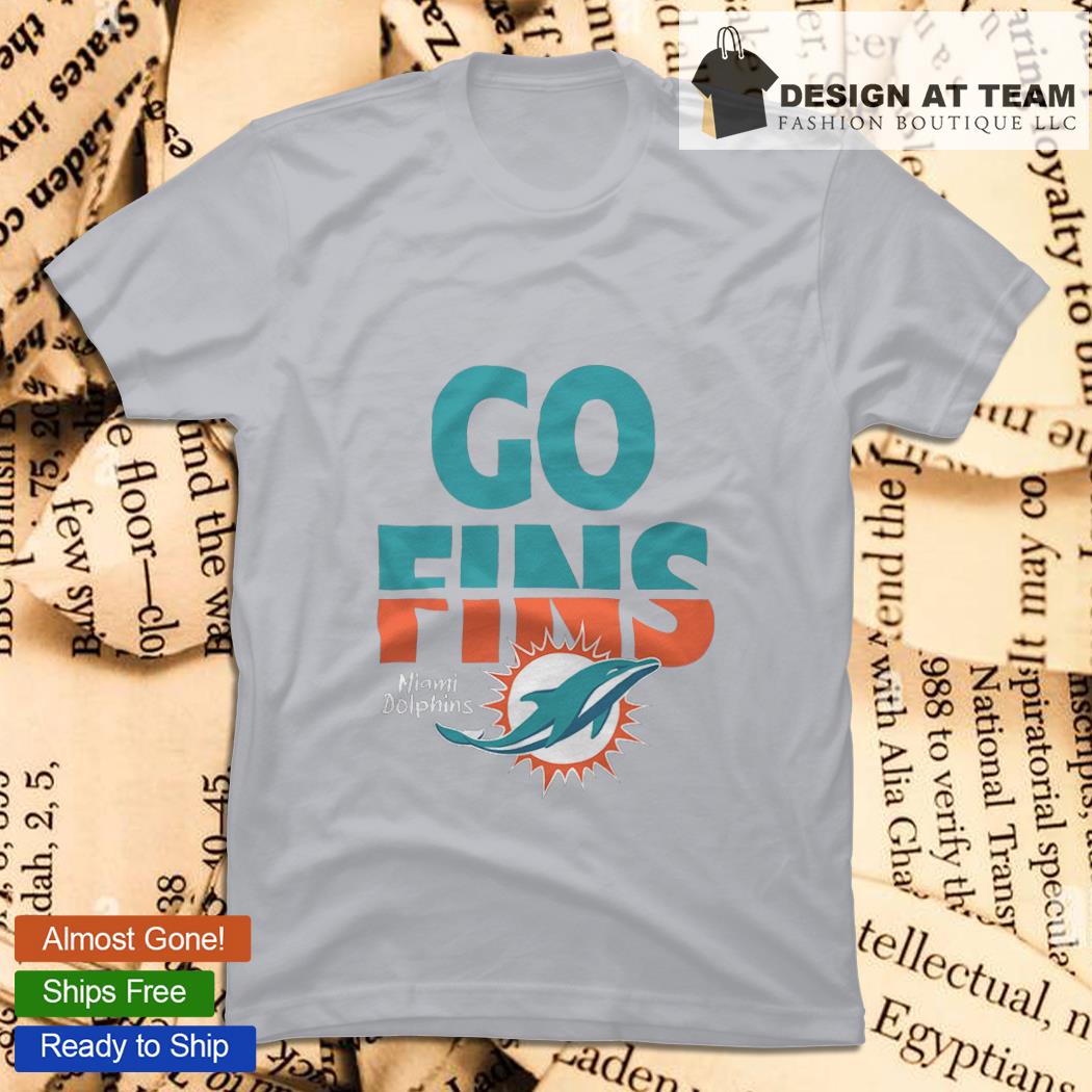 Miami Dolphins go Fins logo 2023 T-shirt, hoodie, sweater, long sleeve and  tank top