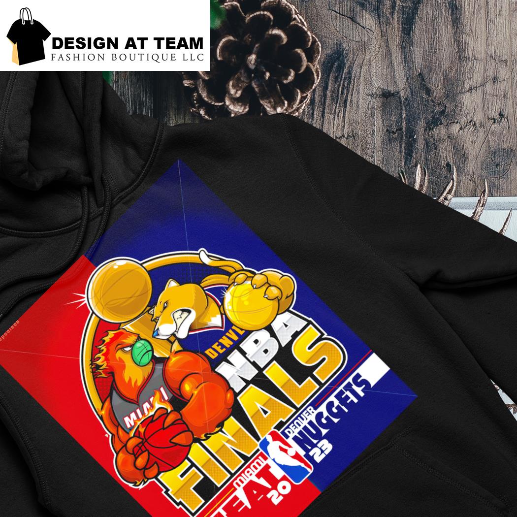 Miami Heat vs Denver Nuggets Final NBA Mascot 2023 shirt, hoodie, sweater  and long sleeve