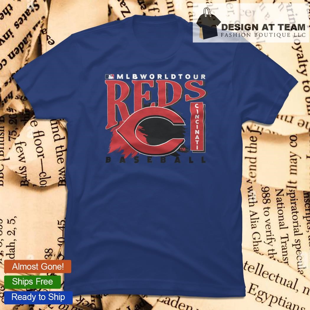 MLB World Tour Cincinnati Reds logo T-shirt, hoodie, sweater, long sleeve  and tank top