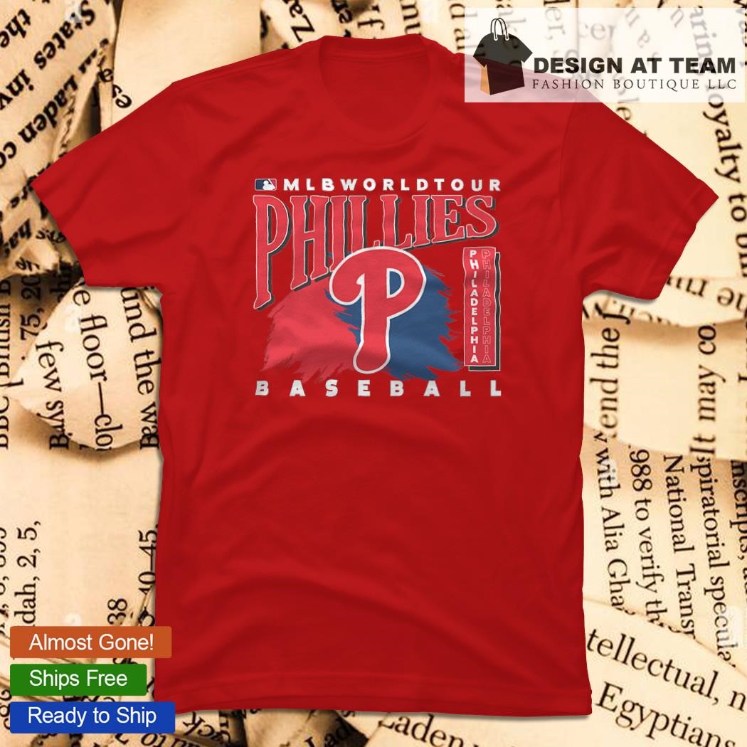 MLB World Tour Philadelphia Phillies baseball logo 2023 shirt