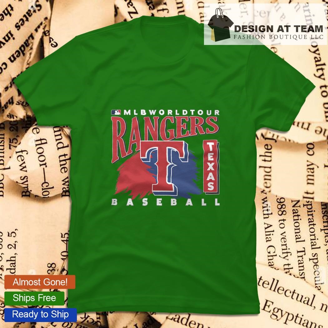 green texas rangers shirt