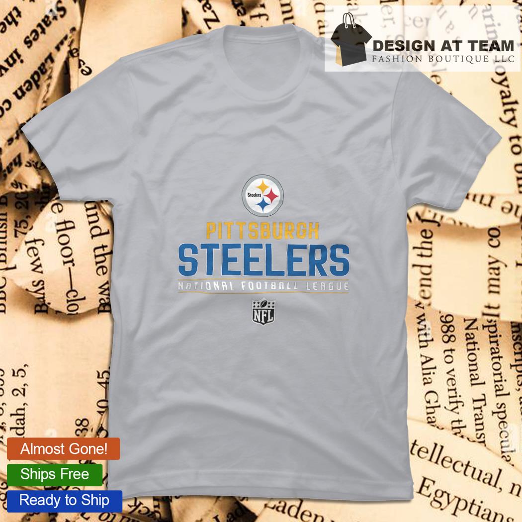 Buy the Mens Pittsburgh Steelers Team Apparel Football T Shirt