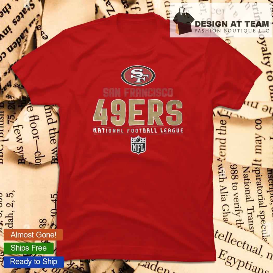 Mens San Francisco 49ers Short Sleeve T-Shirts On Sale