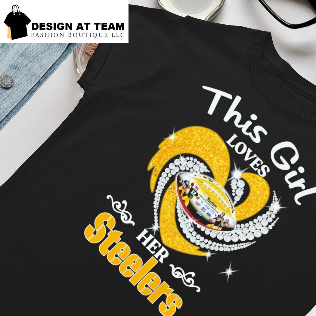 Pittsburgh Steelers rhinestone circle shirt, ladies shirt, hoodie and  sweater