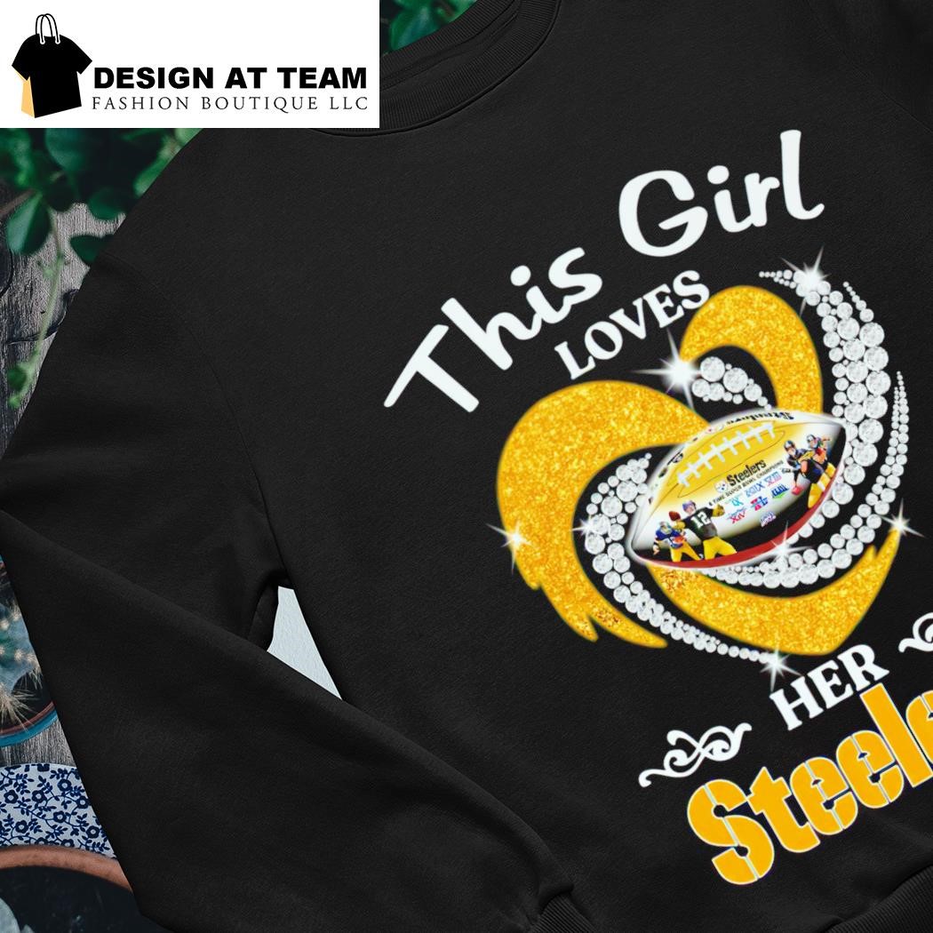 This Girl Loves Her Steelers Shirt, Tshirt, Hoodie, Sweatshirt