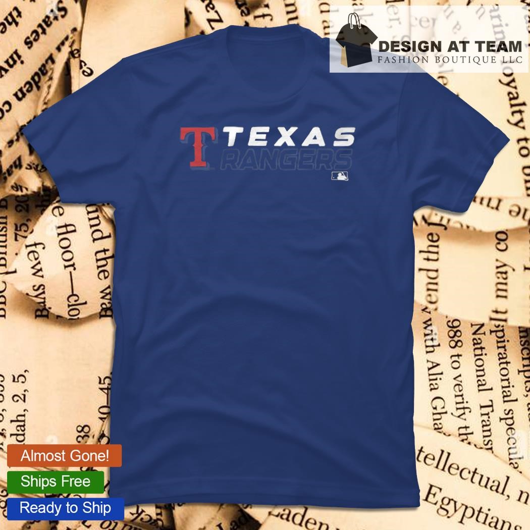 MLB Texas Rangers Women's Short Sleeve White Graphic Tee 