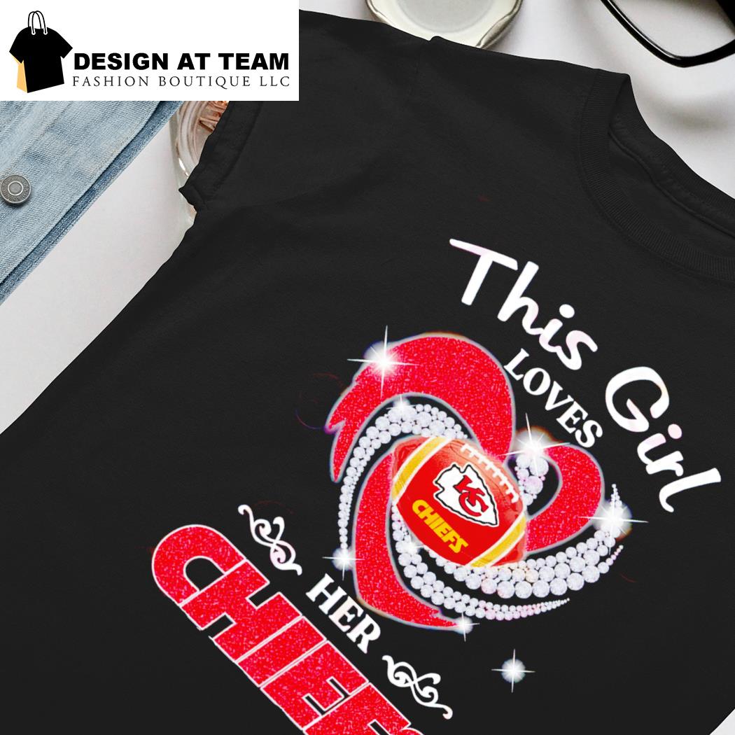 Diamond heart Kansas City Chiefs shirt, sweater, hoodie, and ladies tee