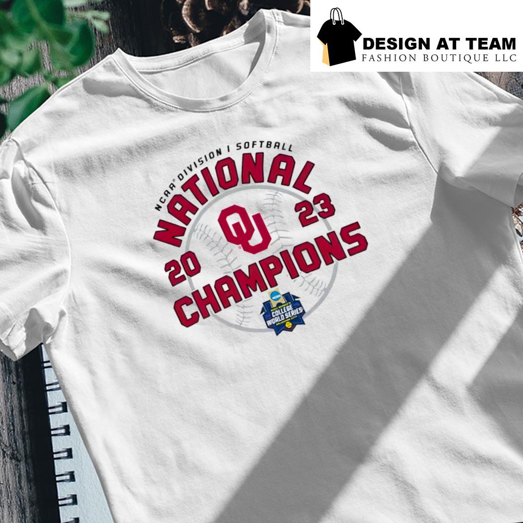 Unisex Champion White Oklahoma Sooners 2023 NCAA Softball Women's