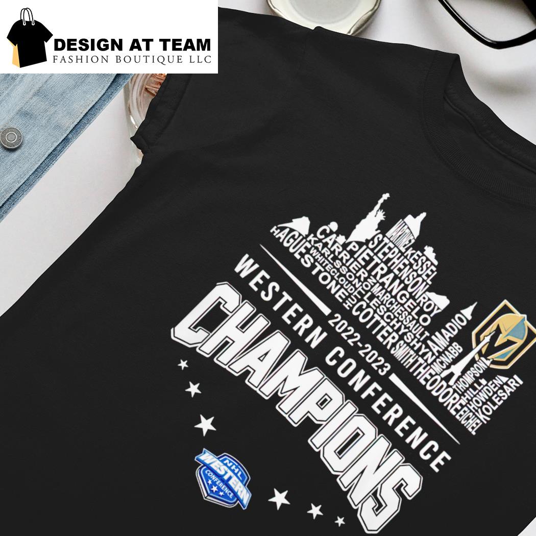 Vegas Golden Knights 2023 Western Conference Champions Skyline T-shirt,Sweater,  Hoodie, And Long Sleeved, Ladies, Tank Top